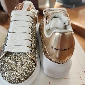 Authentic Alexander Mcqueen Glitter Sneakers